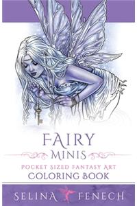 Fairy Minis - Pocket Sized Fairy Fantasy Art Coloring Book