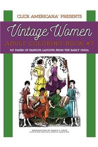 Vintage Women: Adult Coloring Book #7