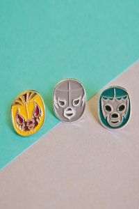 Lucha Libre Enamel Pins