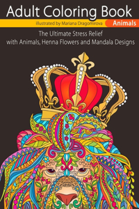 Adult Coloring Book Animals