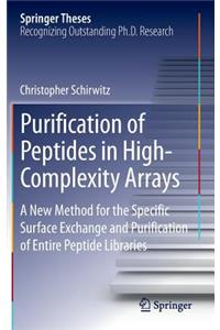 Purification of Peptides in High-Complexity Arrays