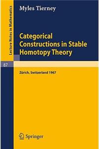 Categorical Constructions in Stable Homotopy Theory