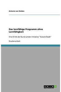 Das lernfähige Programm ohne Lernfähigkeit