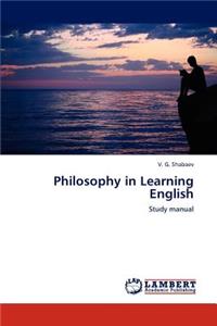 Philosophy in Learning English