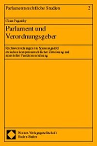 Parlament Und Verordnungsgeber