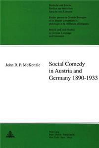 Social Comedy in Austria and Germany 1890-1933