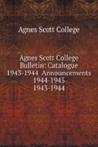 Agnes Scott College Bulletin