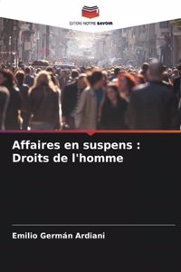 Affaires en suspens