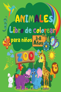 ANIMALES Libro de Colorear para Ninos