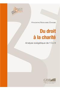 Du droit à la charité