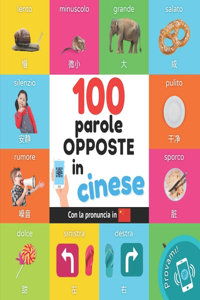 100 parole opposte in cinese: Libro illustrato bilingue per bambini: Italiano / cinese con pronuncia