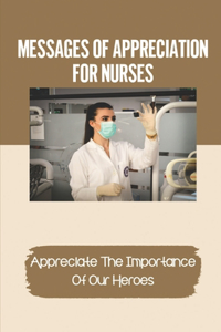 Messages Of Appreciation For Nurses