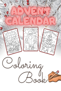 Advent Calendar Coloring Book