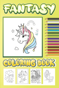 Fantasy coloring book