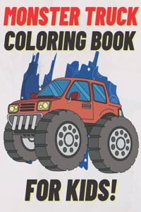 Monster Truck Coloring Book For Kids