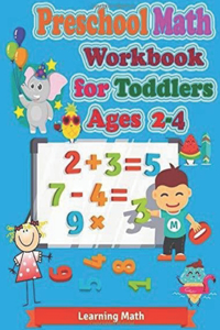 Preschool Math Workbook For Toddlers Ages 2-4
