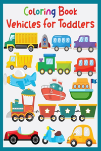 Coloring Book Vehicles For Toddlers