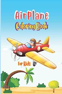 Airplane Coloring Book For Kids