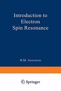 Introduction to Electron Spin Resonance