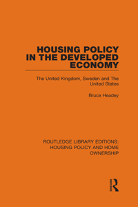 Housing Policy in the Developed Economy