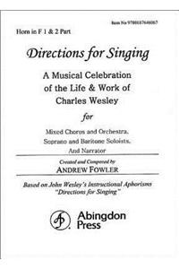 Directions for Singing