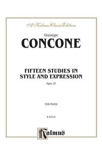 Fifteen Studies in Style and Expression, Op. 25
