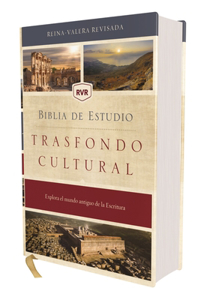 RVR, Biblia de estudio trasfondo cultural, Tapa dura, Interior a color, Comfort Print