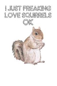 I Just Freaking Love Squirrels Ok