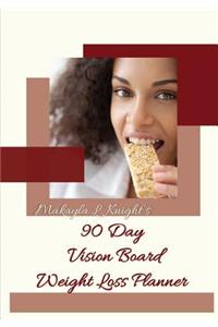 90 Day Vision Board Weight Loss Planner