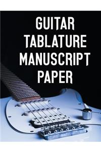 Guitar Tablature Manuscript Paper