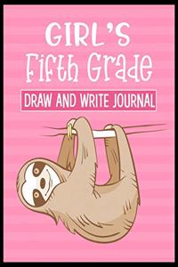 Girl's Fifth Grade Draw and Write Journal
