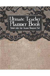 Ultimate Teacher Planner Book Undated Gothic Style Classroom Management Book