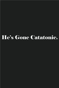 He's Gone Catatonic.
