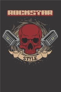 Rocker Style Notebook Journal