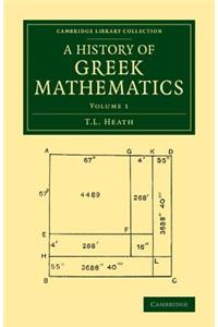 History of Greek Mathematics: Volume 1