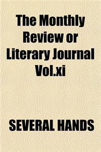 The Monthly Review or Literary Journal Vol.XI