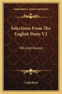 Selections from the English Poets V2