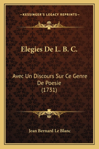Elegies De L. B. C.
