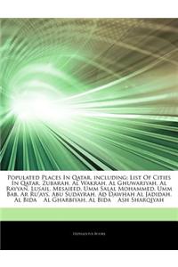 Articles on Populated Places in Qatar, Including