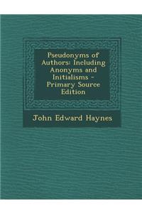Pseudonyms of Authors