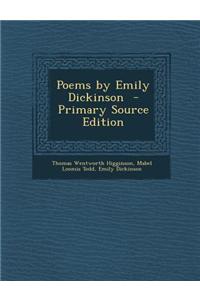 Poems by Emily Dickinson