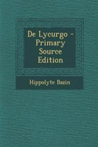 de Lycurgo