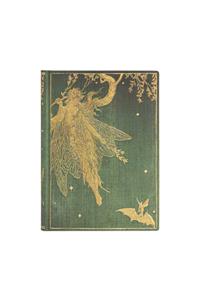 Paperblanks Olive Fairy Lang's Fairy Books Hardcover MIDI Unlined Elastic Band Closure 144 Pg 120 GSM