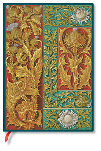 Paperblanks Wild Thistle Vox Botanica Softcover Flexi Ultra Lined Elastic Band Closure 176 Pg 100 GSM