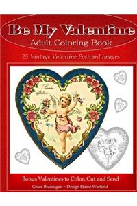 Be My Valentine Adult Coloring Book