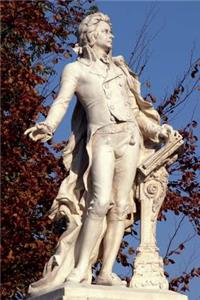 Statue of Wolfgang Amadeus Mozart in Vienna Austria Journal
