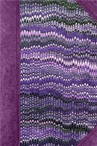 Vintage Style Purple Pattern Design Journal