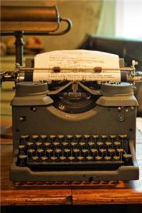 Super Cool Vintage Typewriter Journal