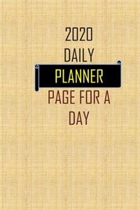 daily calendar 2020 page a day