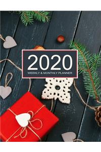 2020 Planner Weekly & Monthly 8.5x11 Inch
